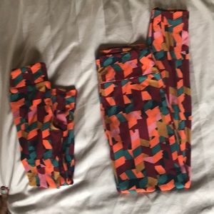 Lularoe mommy/daughter set